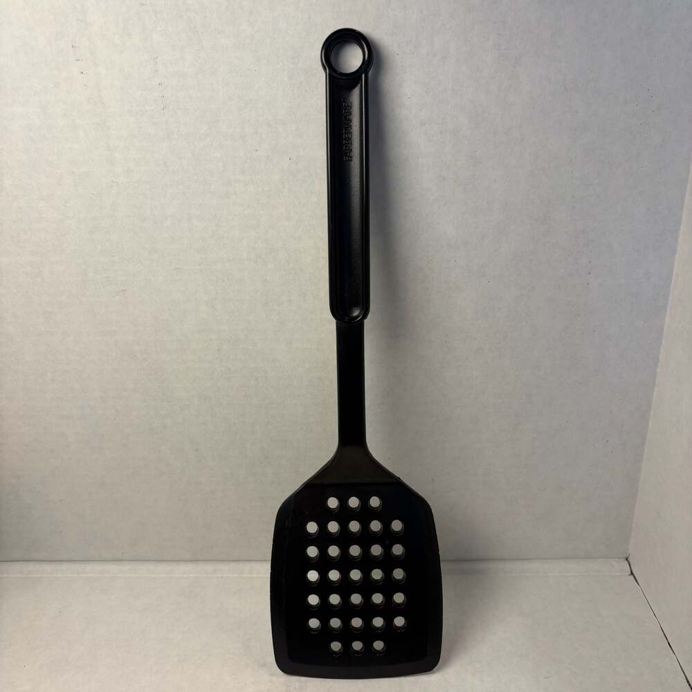 Farberware Black Nylon Slotted Turner Spatula Flipper USA